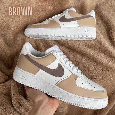 beige nike sneakers